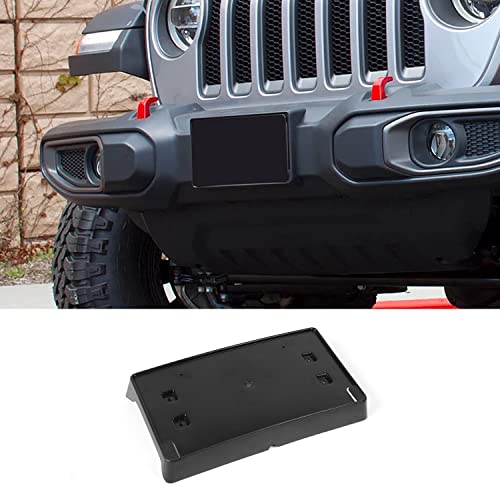 【Jeep】JKラングラーブラックバンパー ナンバープレートホルダー付き Amazon.co.jp: フロントナンバープレートフレーム
